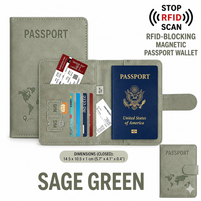 MediGuard™ Travel-Doc RFID Passport & Document Holder