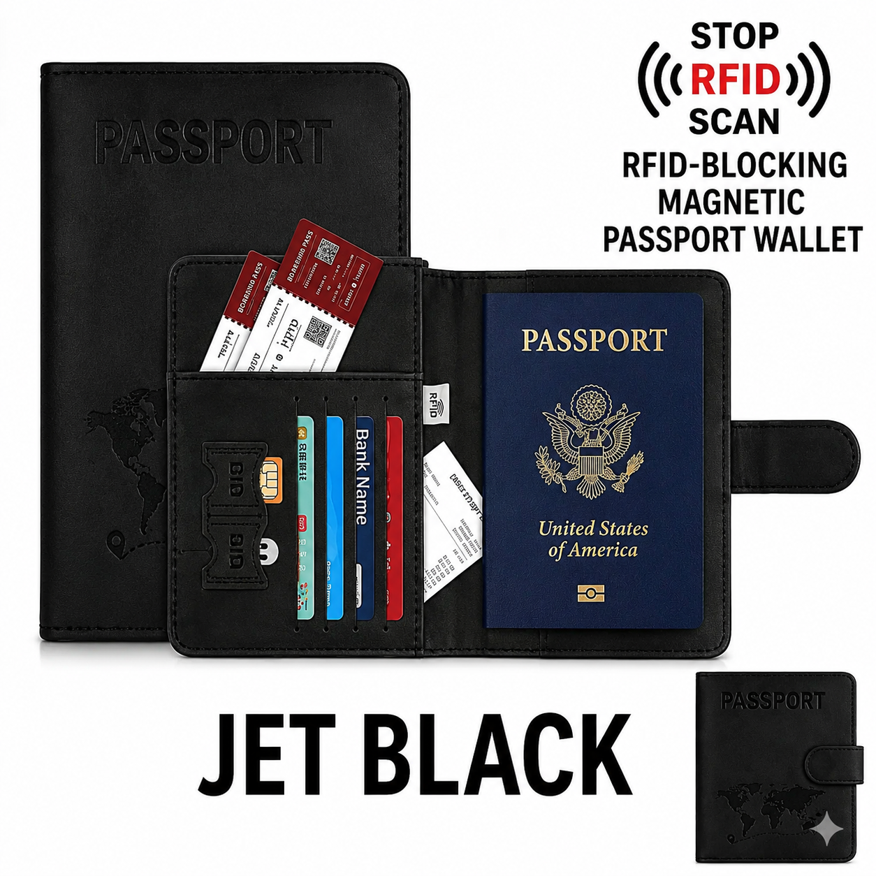 MediGuard™ Travel-Doc RFID Passport & Document Holder